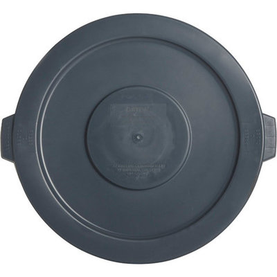 32 GALLON GARBAGE LID-GREY